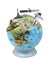 Day/Night 12" Diameter Illuminated Kids World Globe With Augmented Reality